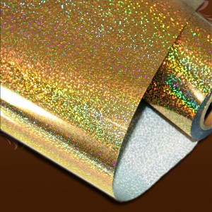 Термотрансферная пленка HOLOGRAMM Золото голографическое (50см* 1м)